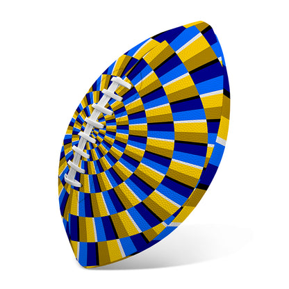 Dartboard Moving Optical Illusion Rugby Ball
