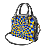 Dartboard Moving Optical Illusion Shoulder Handbag