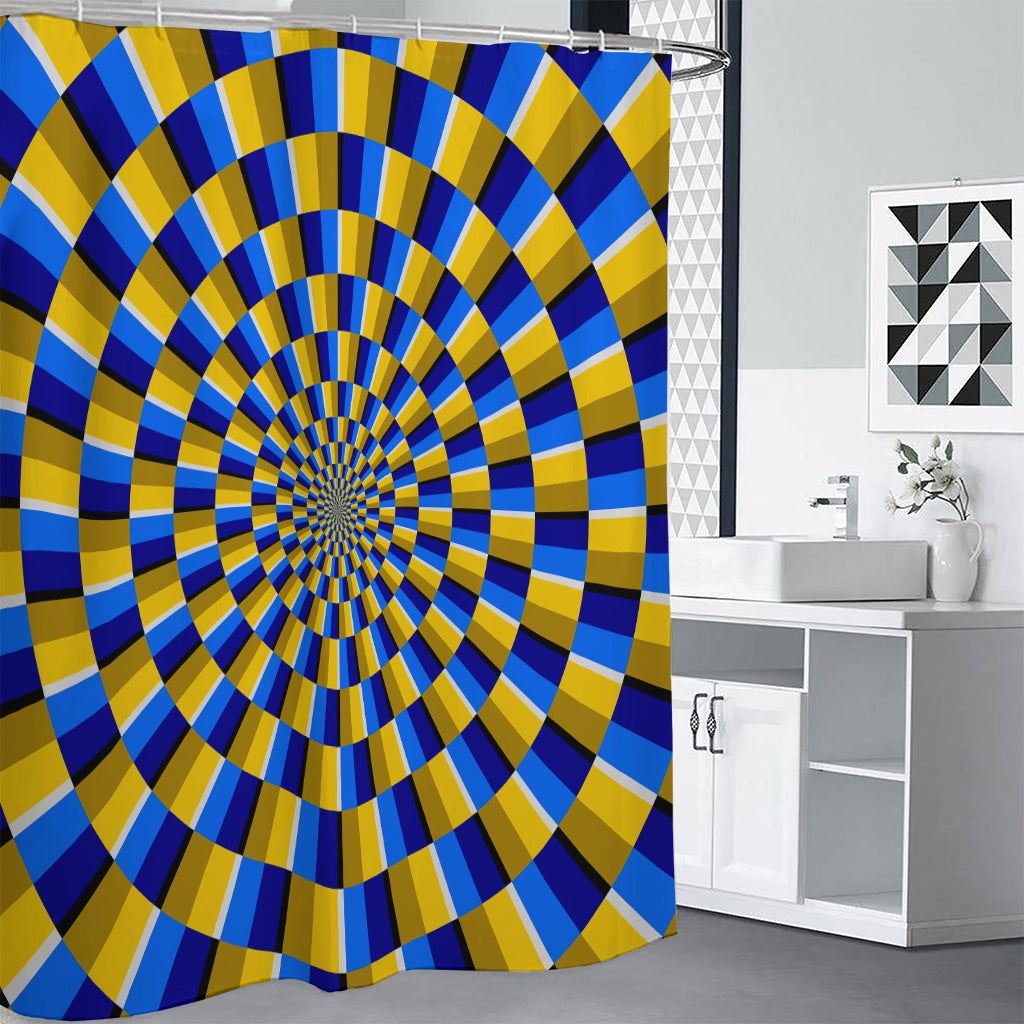 Dartboard Moving Optical Illusion Shower Curtain