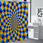 Dartboard Moving Optical Illusion Shower Curtain