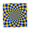 Dartboard Moving Optical Illusion Silk Bandana