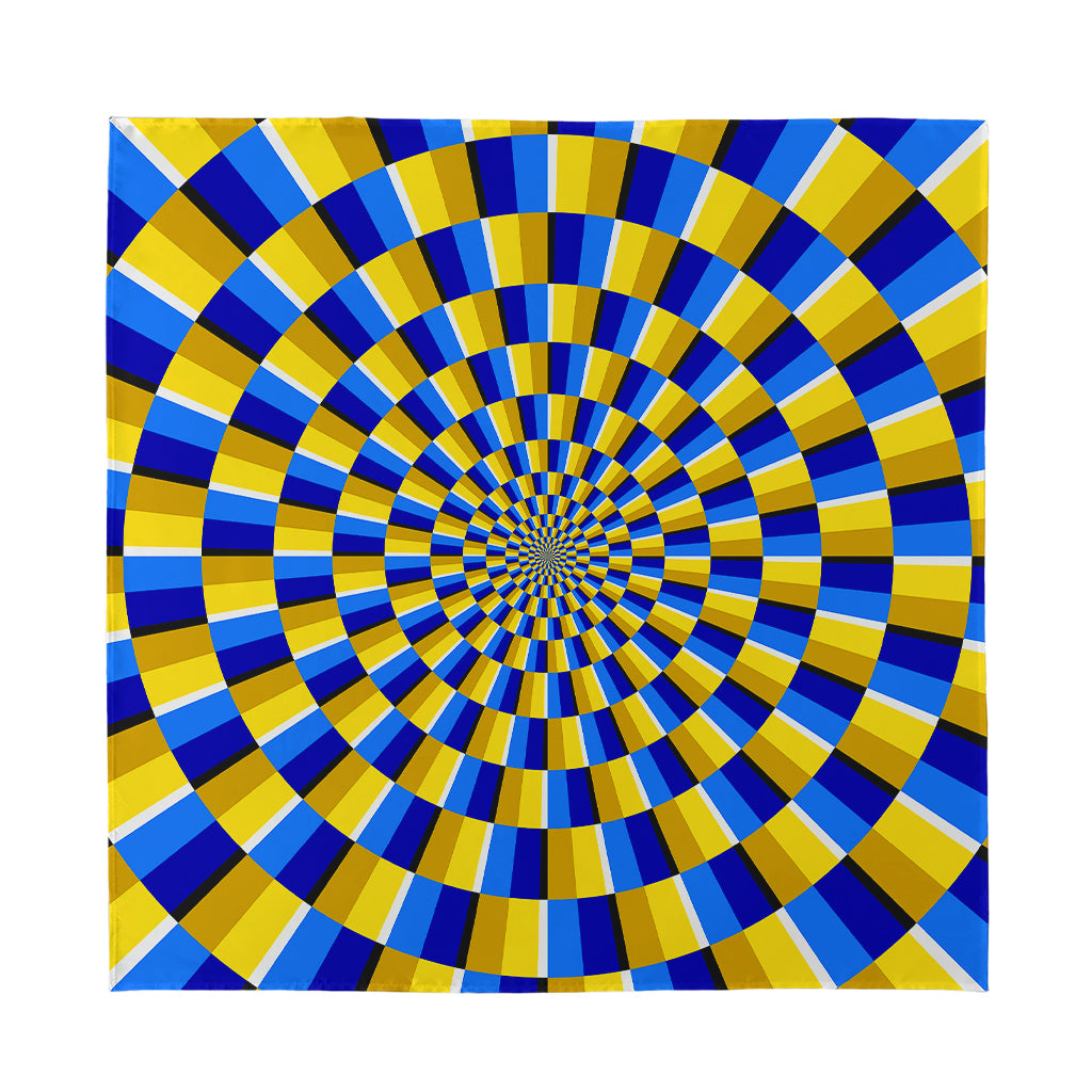 Dartboard Moving Optical Illusion Silk Bandana