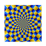 Dartboard Moving Optical Illusion Silk Bandana