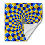 Dartboard Moving Optical Illusion Silk Bandana