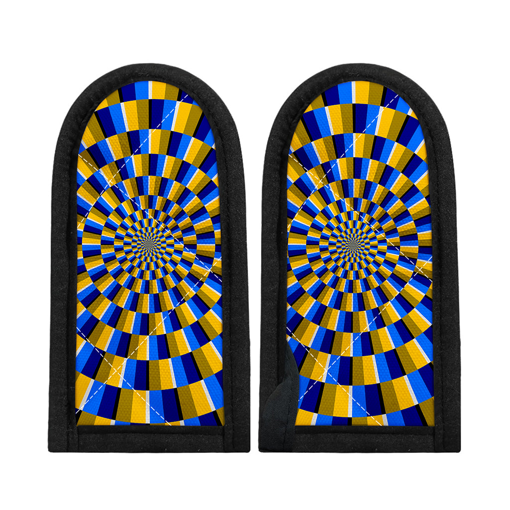 Dartboard Moving Optical Illusion Skillet Handle Cover