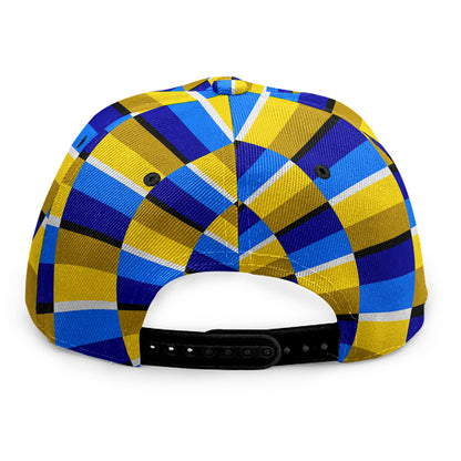Dartboard Moving Optical Illusion Snapback Cap