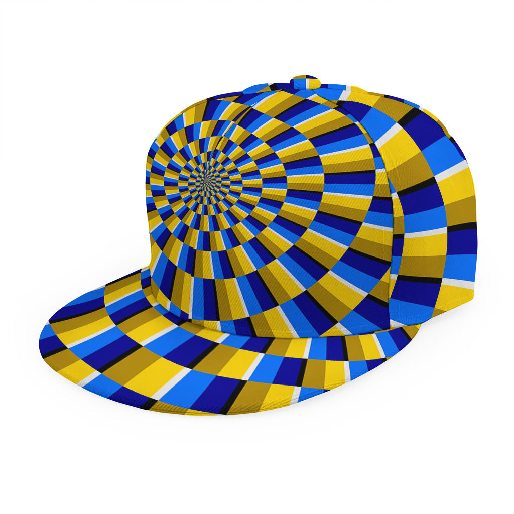Dartboard Moving Optical Illusion Snapback Cap