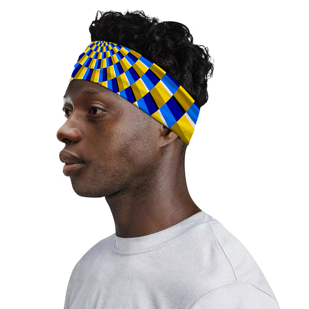 Dartboard Moving Optical Illusion Sports Headband