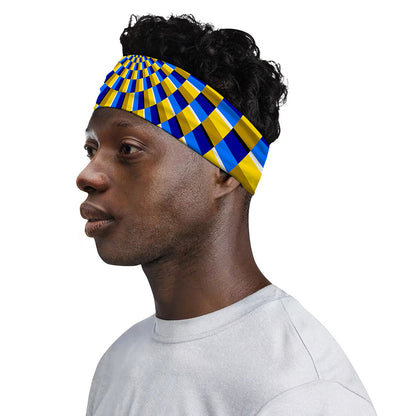 Dartboard Moving Optical Illusion Sports Headband