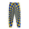 Dartboard Moving Optical Illusion Sweatpants