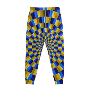 Dartboard Moving Optical Illusion Sweatpants