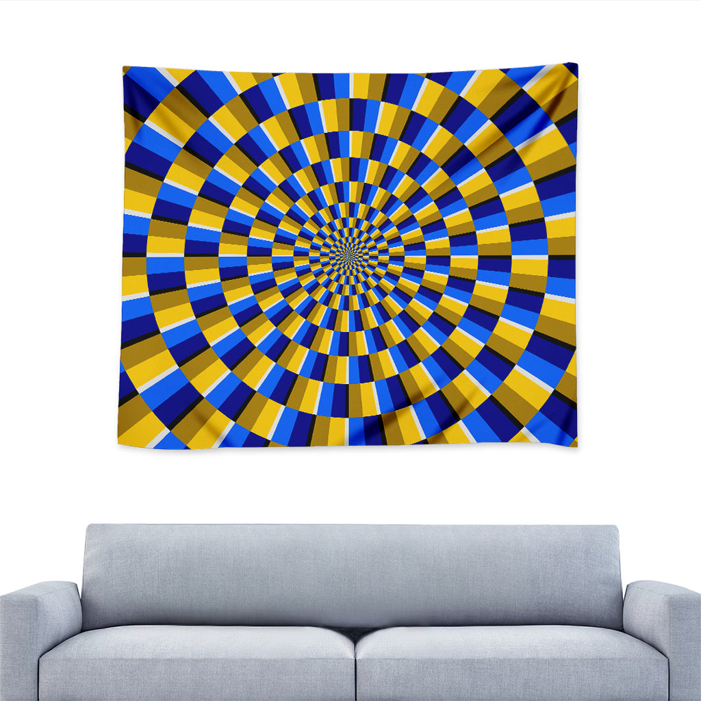 Dartboard Moving Optical Illusion Tapestry