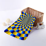 Dartboard Moving Optical Illusion Towel