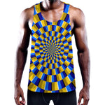 Dartboard Moving Optical Illusion Training Tank Top