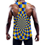 Dartboard Moving Optical Illusion Training Tank Top