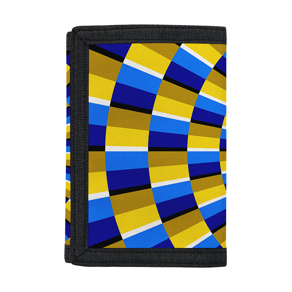 Dartboard Moving Optical Illusion Trifold Wallet