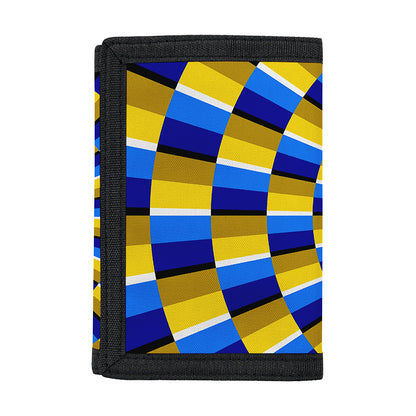 Dartboard Moving Optical Illusion Trifold Wallet