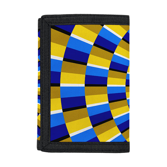 Dartboard Moving Optical Illusion Trifold Wallet