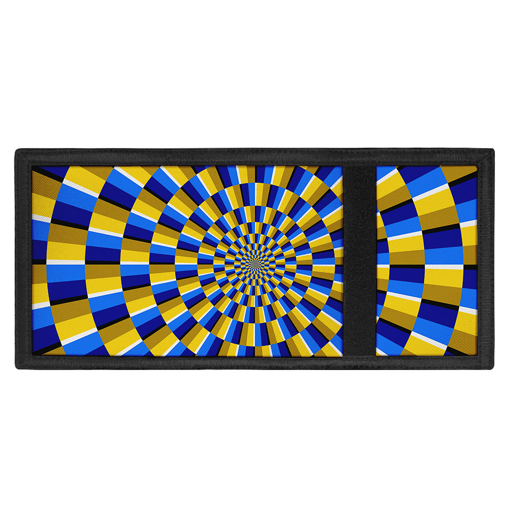 Dartboard Moving Optical Illusion Trifold Wallet