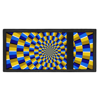 Dartboard Moving Optical Illusion Trifold Wallet