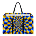 Dartboard Moving Optical Illusion Utility Tote Bag