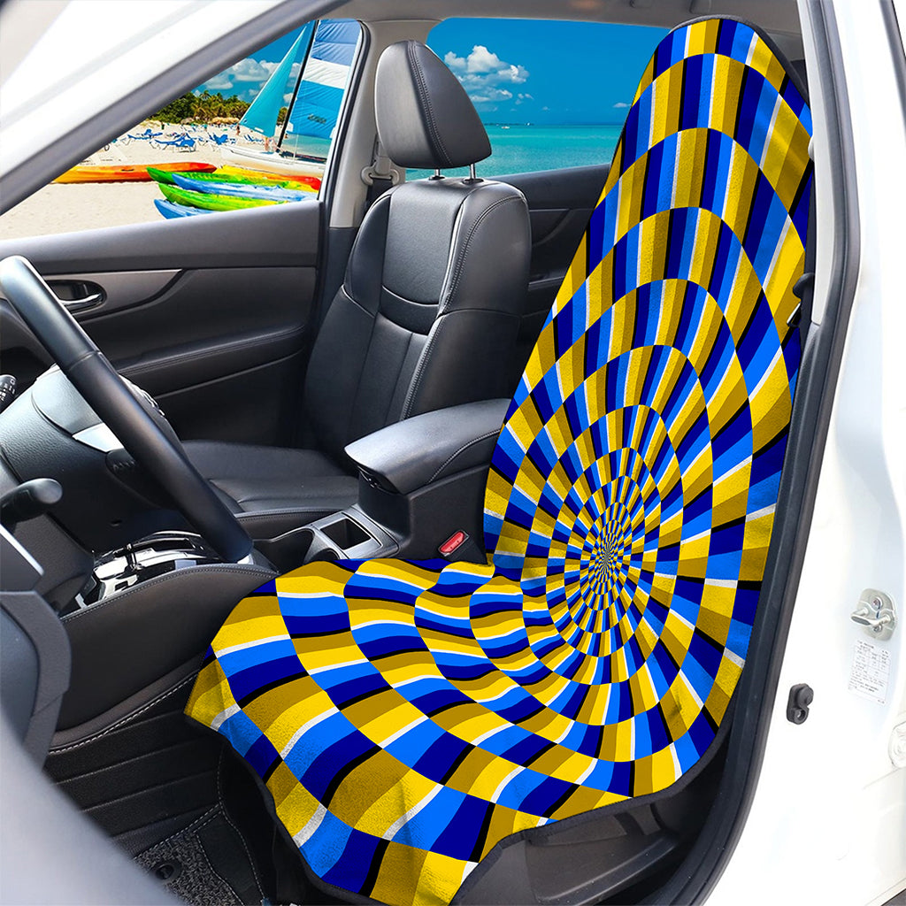 Dartboard Moving Optical Illusion Waterproof Car Seat Cover