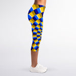 Dartboard Moving Optical Illusion Women's Capri Leggings