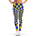 Dartboard Moving Optical Illusion Women's Leggings