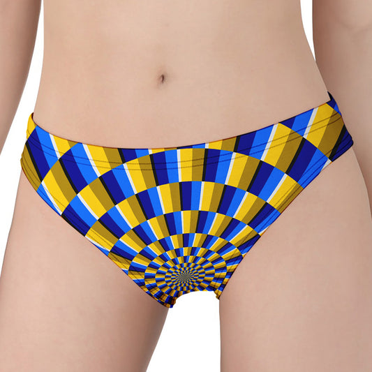 Dartboard Moving Optical Illusion Women's Panties