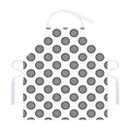 Dartboard Pattern Print Adjustable Apron