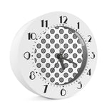 Dartboard Pattern Print Alarm Clock