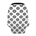 Dartboard Pattern Print Baby Seat Cover