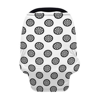 Dartboard Pattern Print Baby Seat Cover