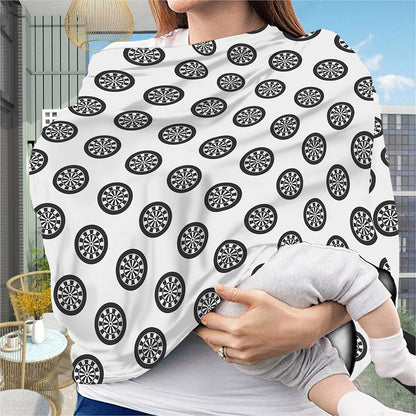 Dartboard Pattern Print Baby Seat Cover