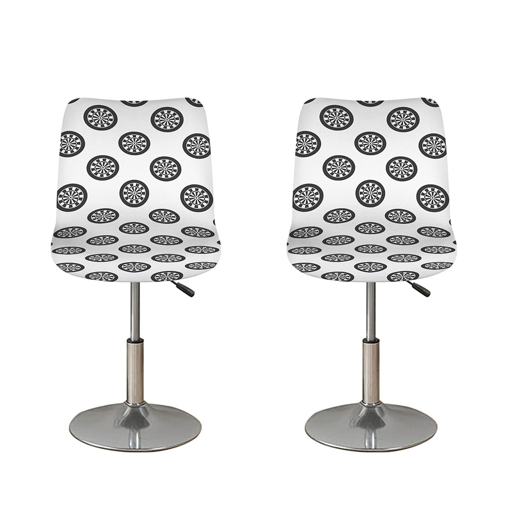 Dartboard Pattern Print Bar Stool Covers