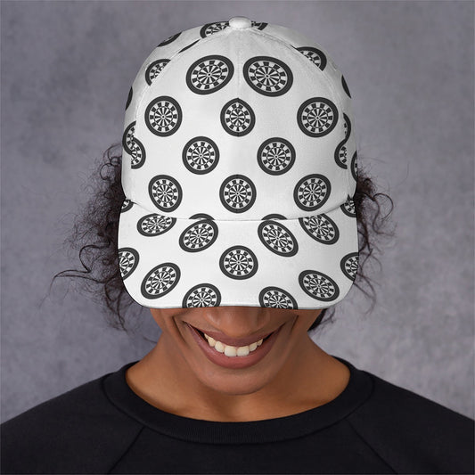 Dartboard Pattern Print Baseball Cap