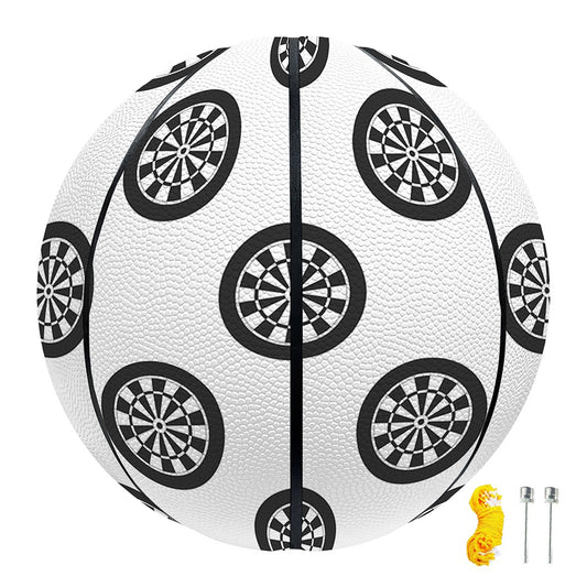 Dartboard Pattern Print Basketball