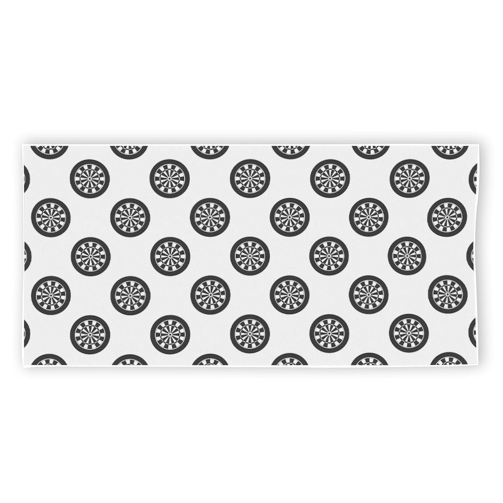 Dartboard Pattern Print Beach Towel