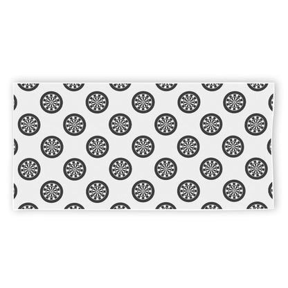 Dartboard Pattern Print Beach Towel