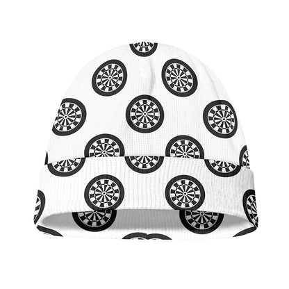 Dartboard Pattern Print Beanie