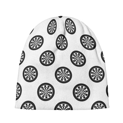 Dartboard Pattern Print Beanie