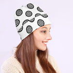 Dartboard Pattern Print Beanie