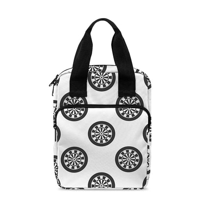 Dartboard Pattern Print Bible Tote Bag