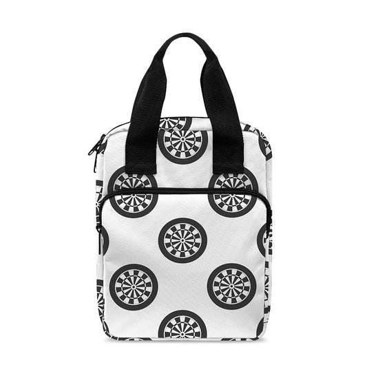 Dartboard Pattern Print Bible Tote Bag