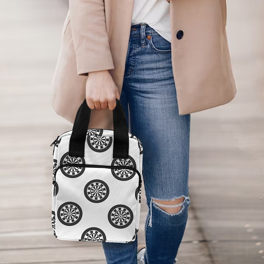 Dartboard Pattern Print Bible Tote Bag