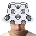 Dartboard Pattern Print Bucket Hat