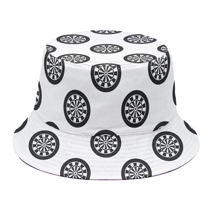 Dartboard Pattern Print Bucket Hat