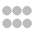 Dartboard Pattern Print Coaster Set