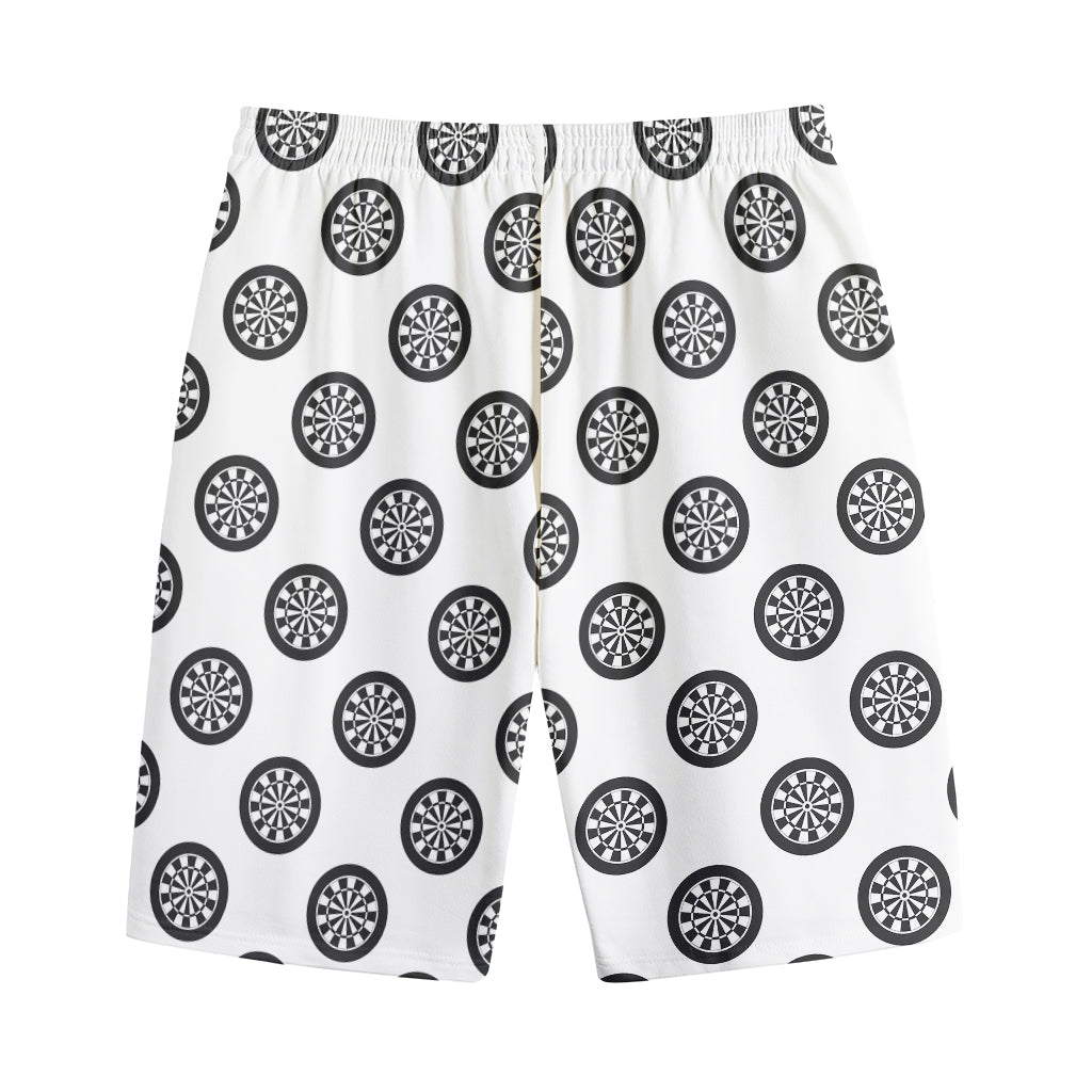 Dartboard Pattern Print Cotton Shorts