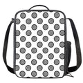 Dartboard Pattern Print Crossbody Lunch Bag